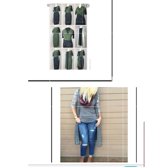 🚫SOLD🚫Lularoe Joy XS cardigan vest  Green Black - Picture 5 of 5